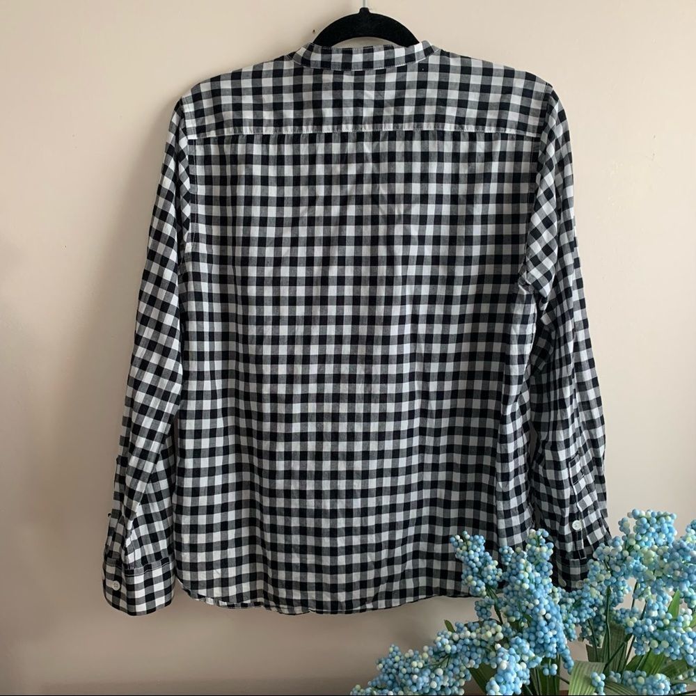 Joie Cezanne Gingham Button Down Blouse - image 5